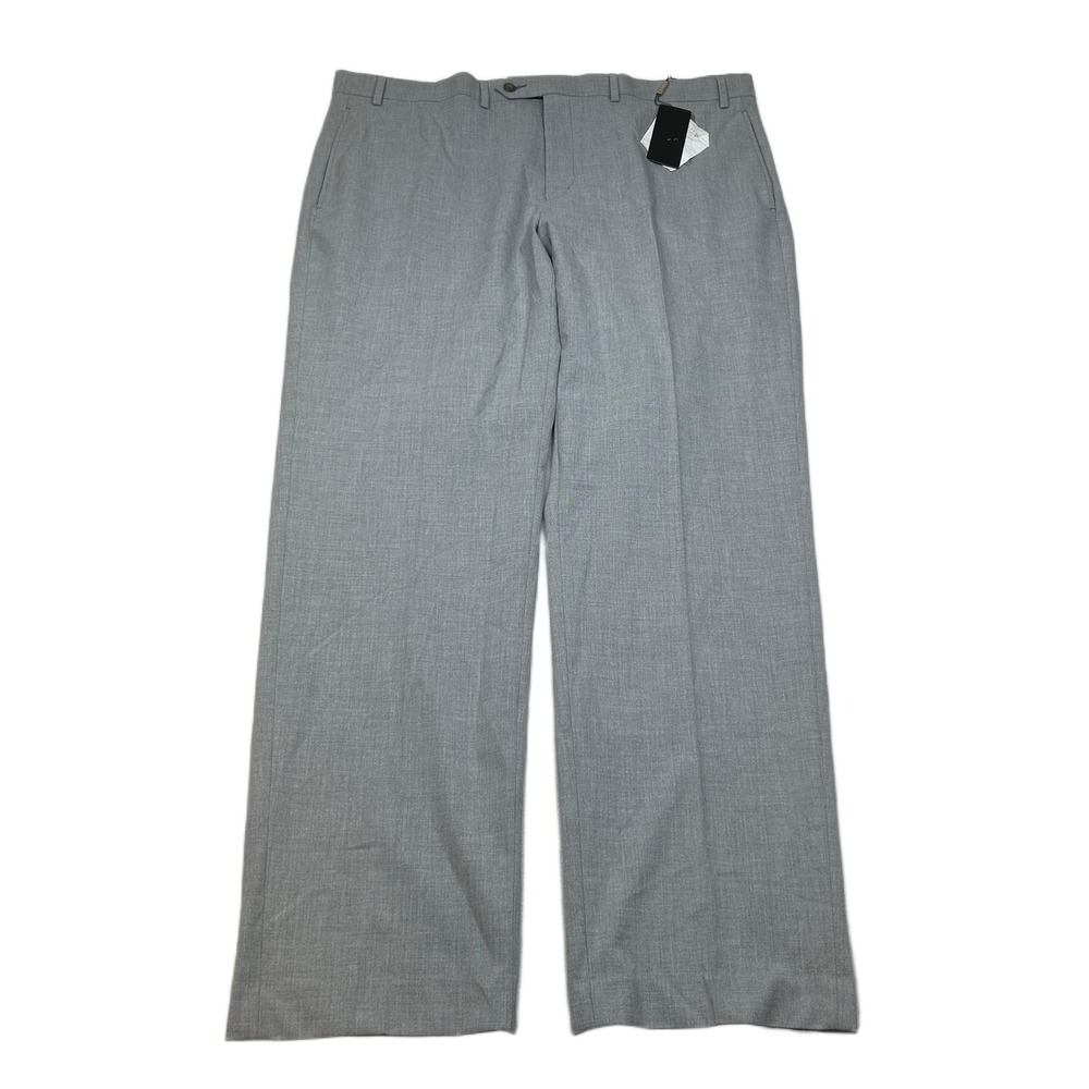 Michael Kors Dress Pants Mens 40x32 Light Gray Classic‎ Fit 4-Way Stretch NEW